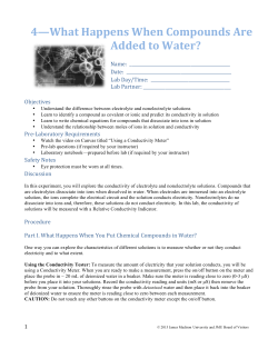 4&mdash;What Happens When Compounds Are Added to Water?