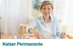 Kaiser Permanente - PERS Health Insurance Program