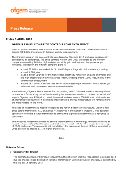 RIIO - Ofgem