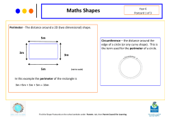 Maths Shapes - Norbury school