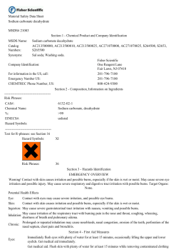 Sodium Carbonate Decahydrate