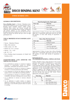 Davco Bonding Agent
