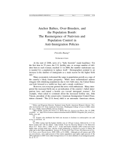 Anchor Babies, Over-Breeders, and the Population