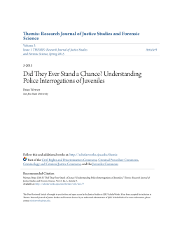 Did They Ever Stand a Chance? - SJSU ScholarWorks