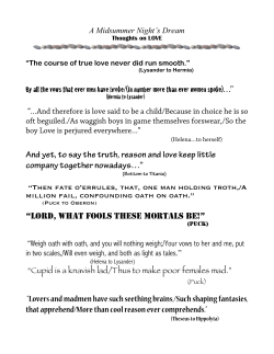 MSND Love quotes