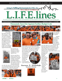 to open - Living In Fulfilling Environments (LIFE)