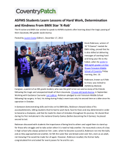 ASFMS Students Learn Lessons of Hard Work, Determination and