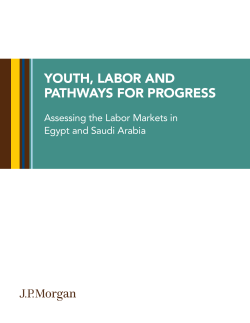 youth, labor and pathways for progress