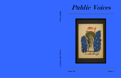 Number 1 - Public Voices
