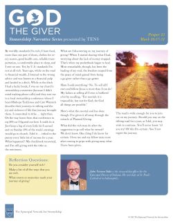 Stewardship Narrative Series presented by TENS