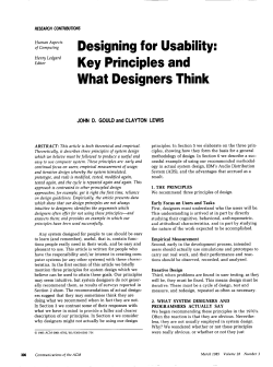 Designing for Usability: Key Principles and What