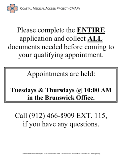 Please complete the ENTIRE application and collect ALL documents