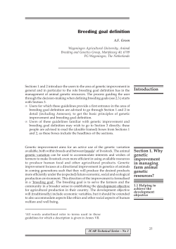 Groen in ICAR Tech. Series No. 3