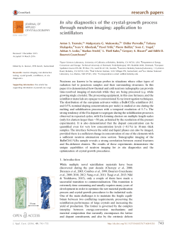 In situ diagnostics of the crystal-growth process through neutron