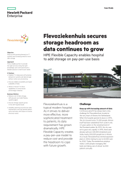 HPE Technology Services | IT Case Study | Flevoziekenhuis | HPE