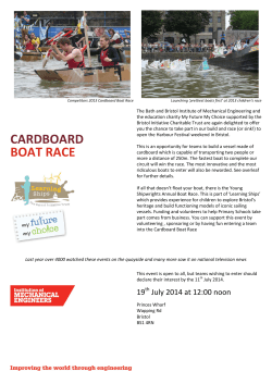 cardboard boat race
