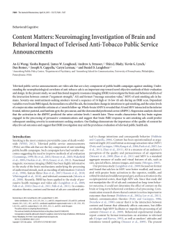 Content Matters: Neuroimaging Investigation of Brain and