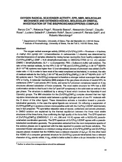oxygen radical scavenger activity, epr, nmr