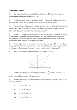 Application Chapter 4 1. Gas is escaping from a