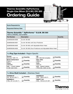 (SUM) DS 300 - Ordering Guide
