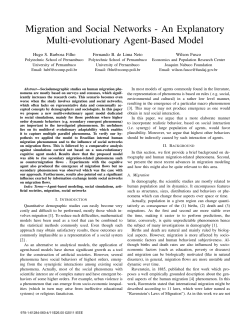 Migration and Social Networks - An Explanatory Multi