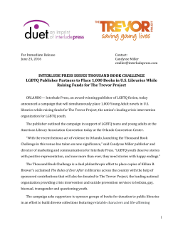 INTERLUDE PRESS ISSUES THOUSAND