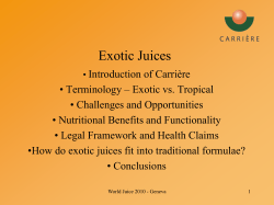 Exotic Juices