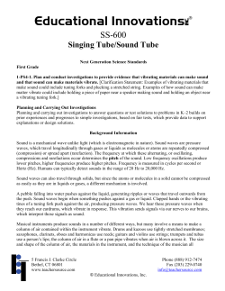 SS-600/600A - Educational Innovations