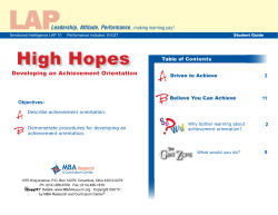 High Hopes