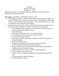 JCEP Notes Memphis, Tennessee February 12