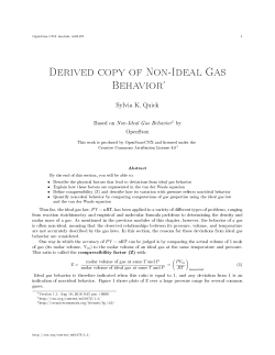 Derived copy of Non-Ideal Gas Behavior