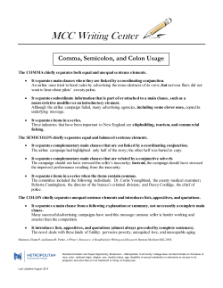 MCC Writing Center - Metropolitan Community College