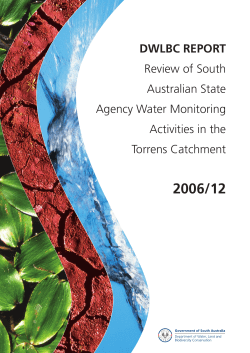 Review of South Australian State Agency Water