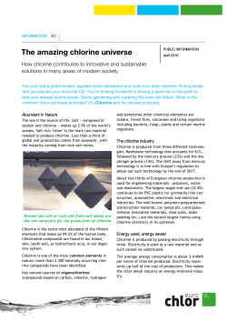 The amazing chlorine universe