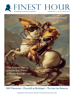 This Issue - WinstonChurchill.org
