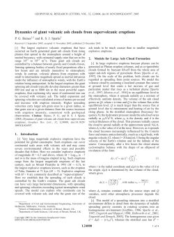 Dynamics of giant volcanic ash clouds from supervolcanic eruptions
