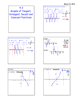 4-3 notes on Tangent and Cotangent