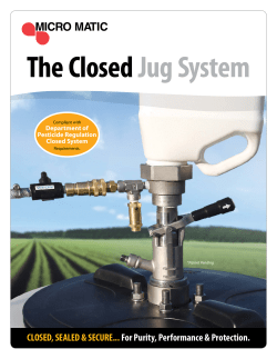The Closed Jug System