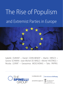 The Rise of Populism