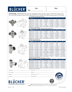 Pipe Wyes Tag - Watts Water Technologies
