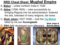 8 Mughal Empire Imperialism PPT