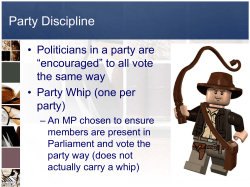 Party Discipline