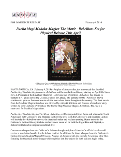 Puella Magi Madoka Magica The Movie &ndash;Rebellion