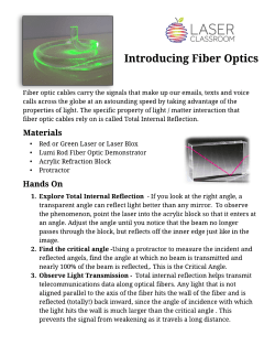Introducing Fiber Optics