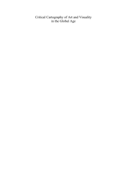 Critical Cartography of Art and Visuality in the Global Age