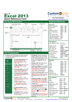 Excel 2013
