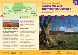 Bardon Mill and Thorngrafton Common