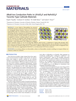 Alkali-ion Conduction Paths in LiFeSO4F and