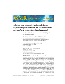 Isolation and characterization of simple sequence - Funpec-RP