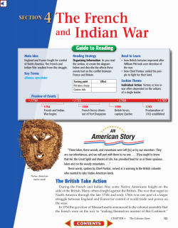 The French and Indian War